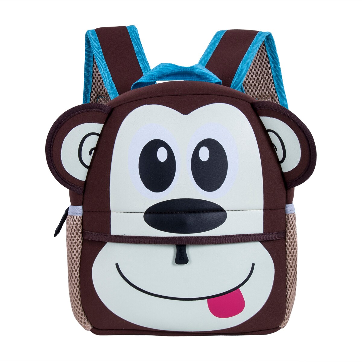 Local de chico niño mochila Kinder mochila bebé de dibujos animados de animales bolsa de bolso de hombro: Monkey