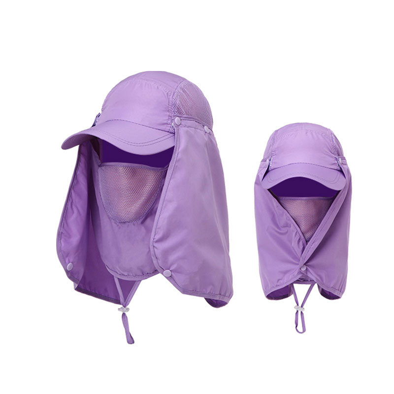Emmerhoeden Zonnehoed Zonbescherming Lente Zomer Waterdichte Boonie-hoed voor vissen Wandelen Tuin Safari Strand: Paars