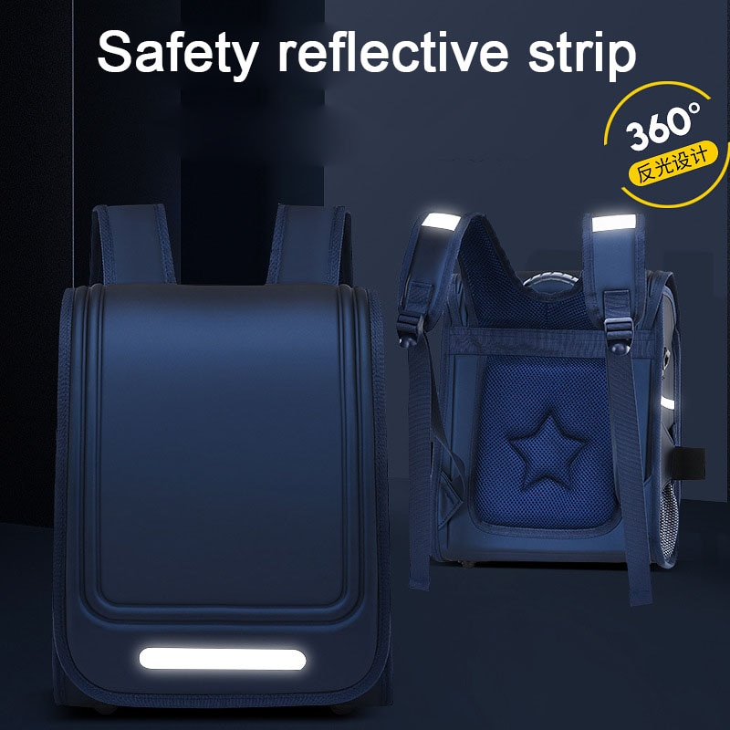 Japanse basisschooltas Ruimtschooltas 1-2 leerjaar Jongens Meisjes Verminder last Ridge Protection Rugzak Britse rugzak