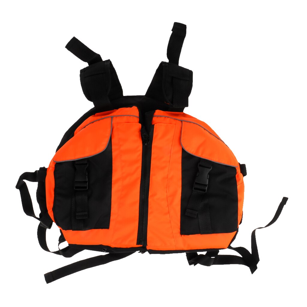 Canoe Kayaking Inflatable Boat Rafting Raft Life Jacket Swim Vest Water Sports Safety Surfing Accessory Buoyancy than 7.5KG.: Orange