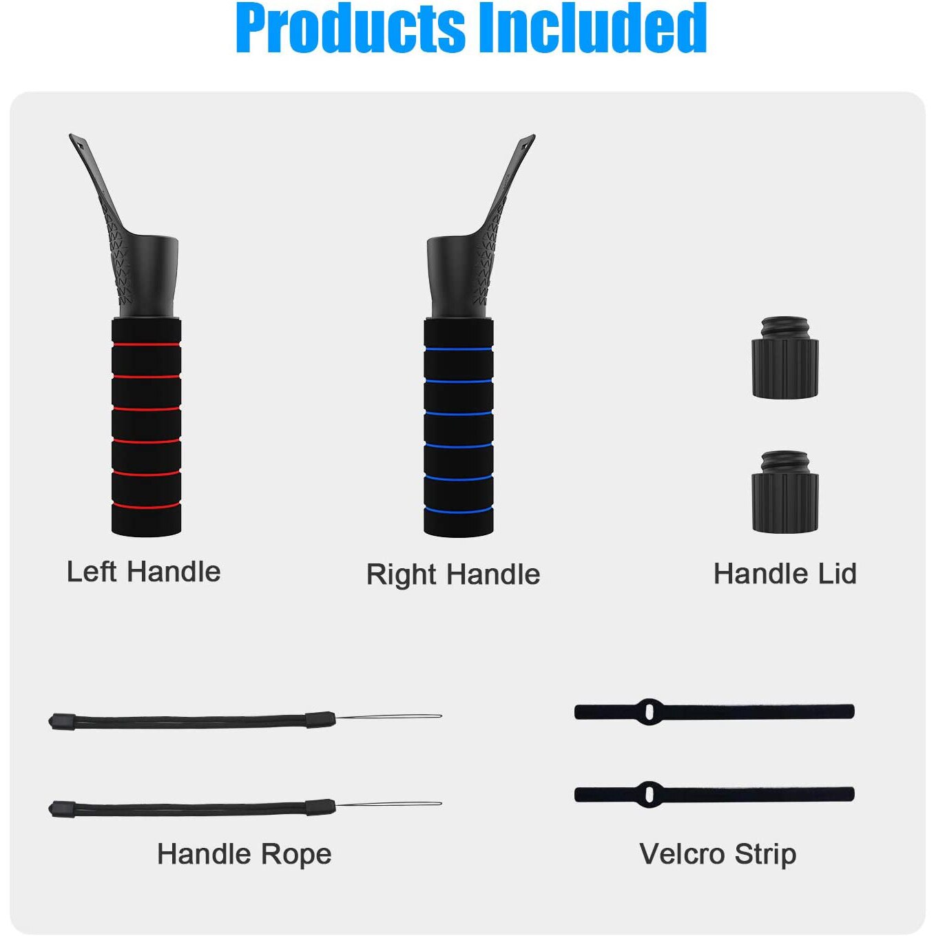 Dual Handles Extension Grips for Oculus Quest 2, Quest or Rift S Controllers Playing Beat Saber Games