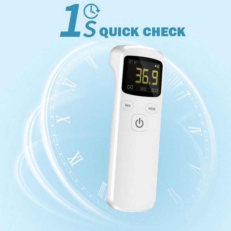 Contactloze temperatuur digitale infrarood thermometer 1- seconden nauwkeurige meting ir infrarood thermometer meting lcd digitaal