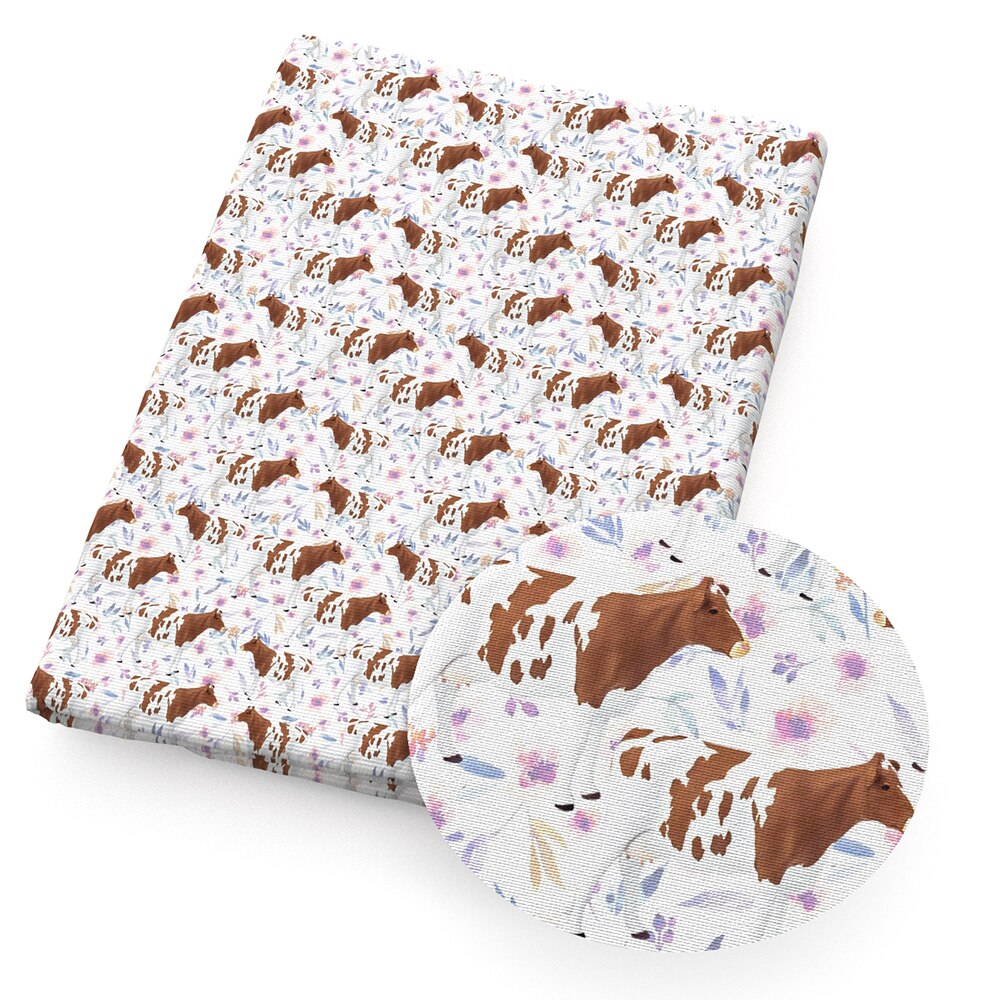 50*145cm Cow Series 100% Cotton Fabric Patchwork Sewing Quilting Fabrics Needlework For Tissue DIY Cloth Sewing Dress,1Yc17436: 1103051