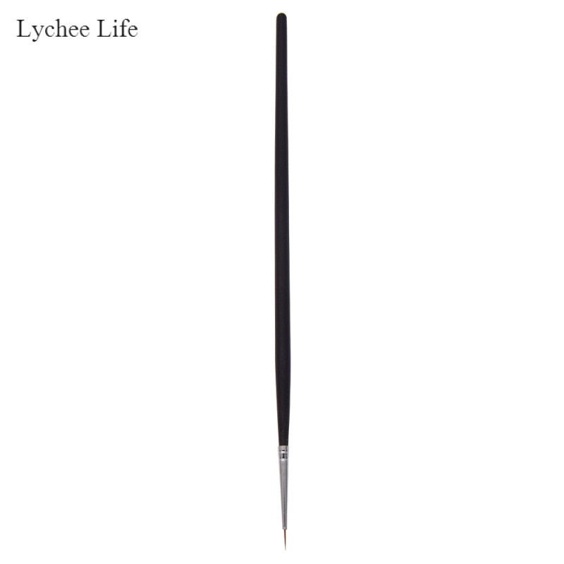 Lychee life 00000 superfin lera borste diy docka ansikte smink rita linje penna målning modellering spetsig detalj polymer lera verktyg