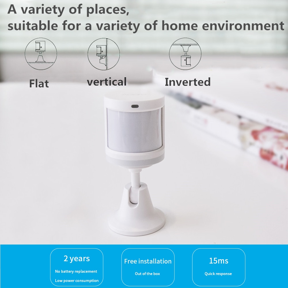 1-5Pcs Aqara Sensor Smart Menselijk Lichaam Sensor Zigbee Motion Security Draadloze Sensor Smart Home Werk Voor Homekit/Mi Thuis
