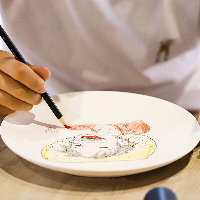 1PCS Pottery Art Underglaze Colored Pencils DIY Handmade Ceramic Painting Color Painting Element Pen Clay Craft Coloring Tools