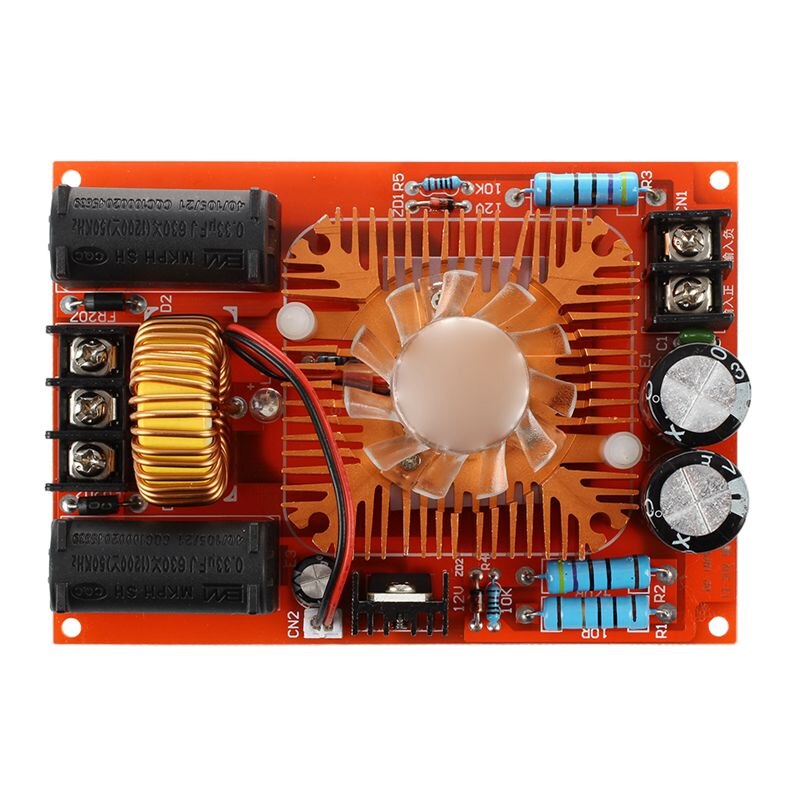 ZVS bobina de Tesla flyback conductor/SGTC/generador Marx/La Escalera de Jacob 12-30V DC rojo