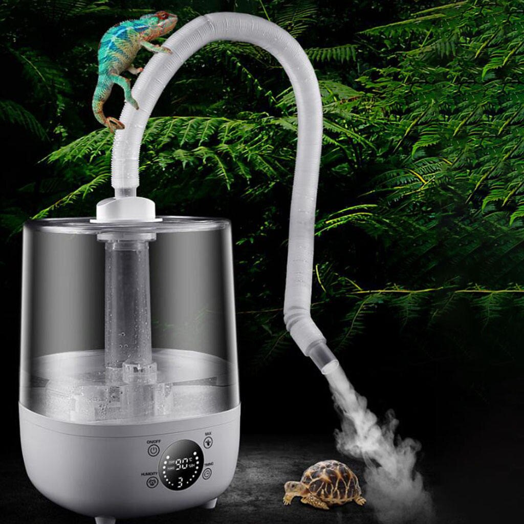 Terrarium Mist Reptile Humidifier Climbing Pet Box Humidifying Atomizer 4L Water Tank Fog Machine for Snake Turtle Lizard