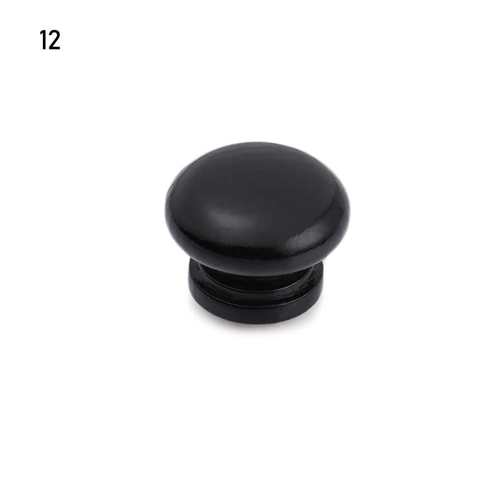 Boutons de tiroirs en bois naturel, 1 pièce, pour armoire de cuisine, armoire, commode, poignée de meubles avec vis: 12
