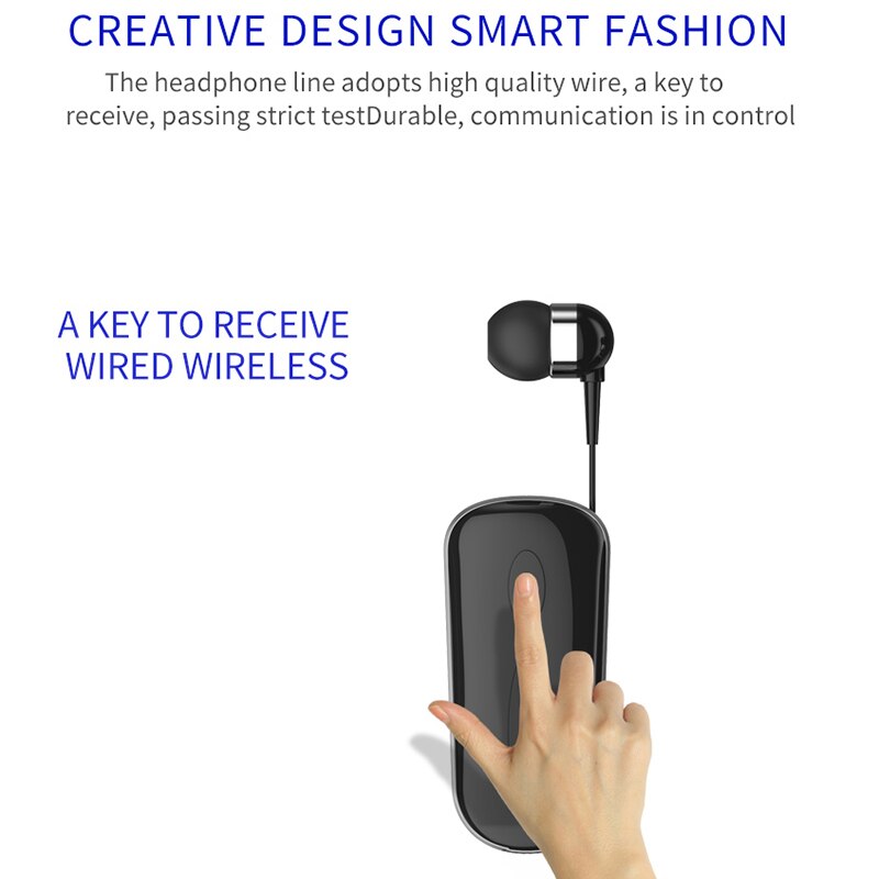 Mini-bluetooth-headset, tragbar, anruferinnerung durch vibration, trageclip, kopfhörer für smartphones,  f910 f920er- pack