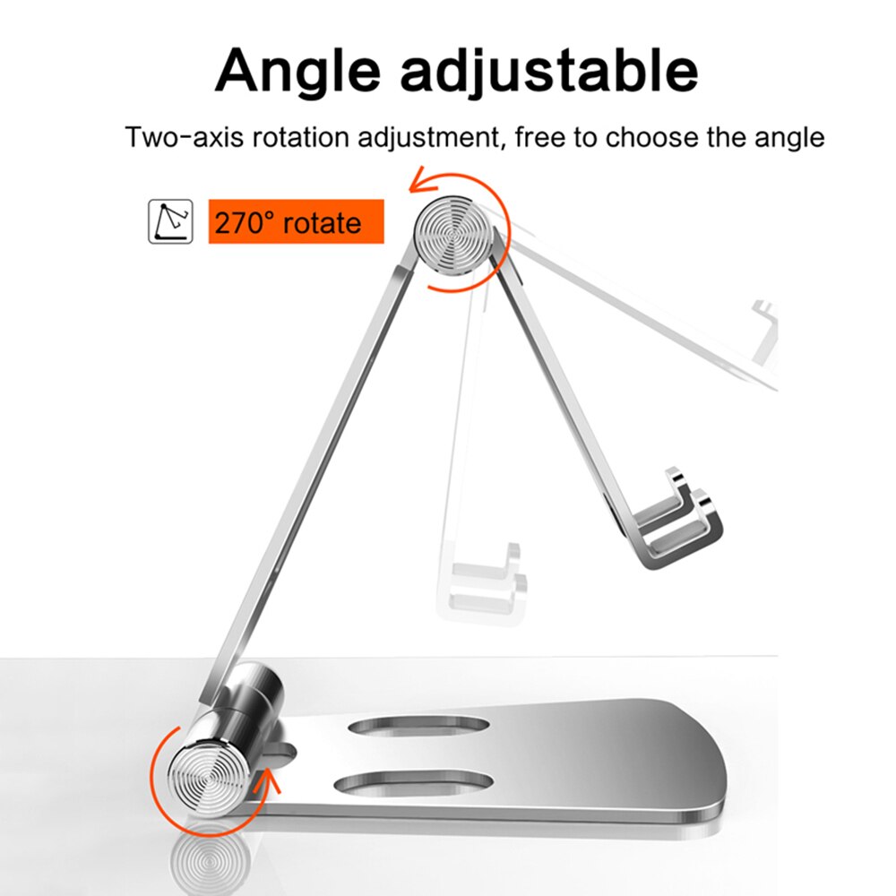 Universal Rabbit Ears Phone Holder Adjustable Aluminum Alloy Tablet Stand Telescopic Desktop Rack Mobile Phone Accessories