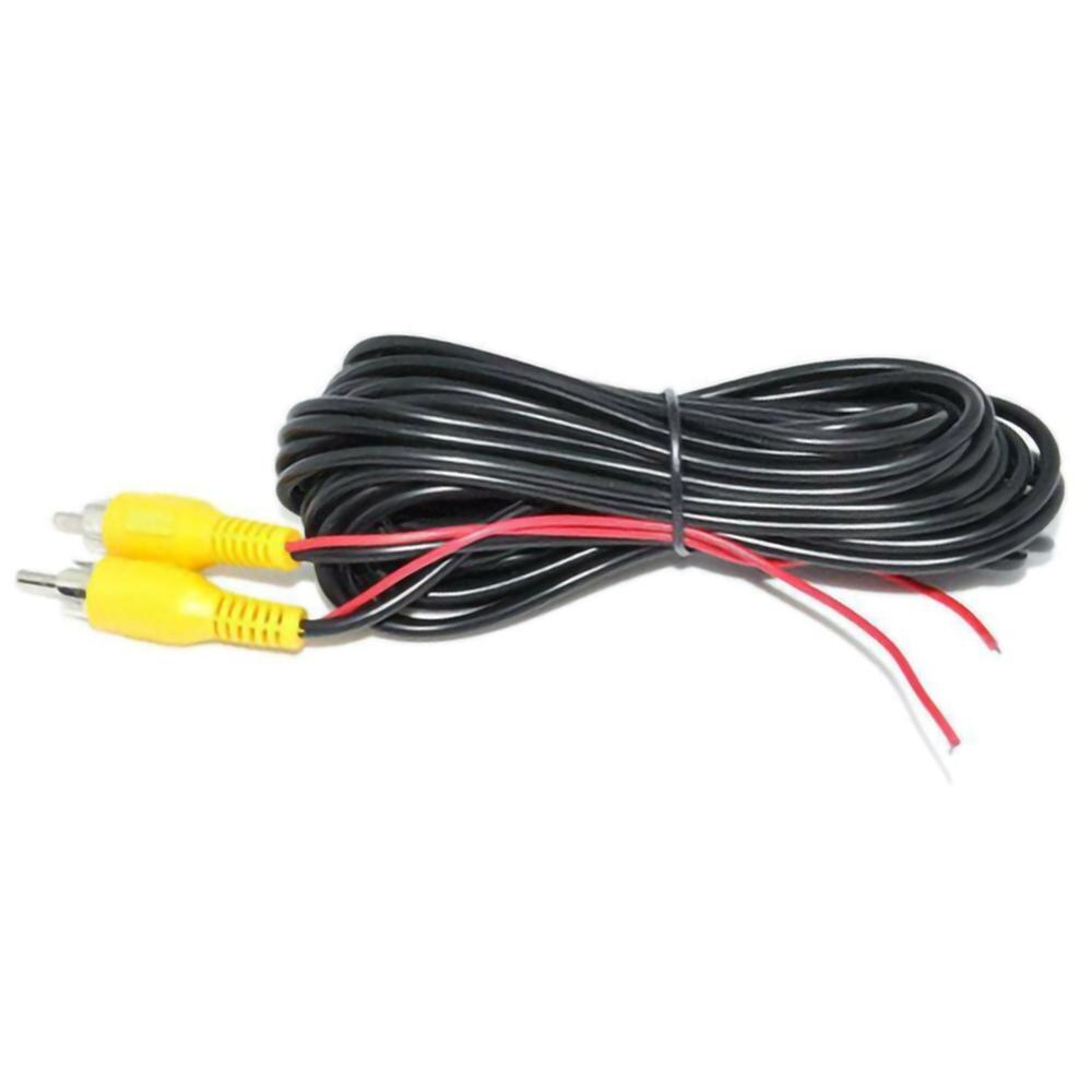 Cable de vídeo de 15 m para cámara de visión trasera de coche, Cable Universal RCA de 15 metros para conectar cámara de marcha atrás con Monitor Multimedia de coche