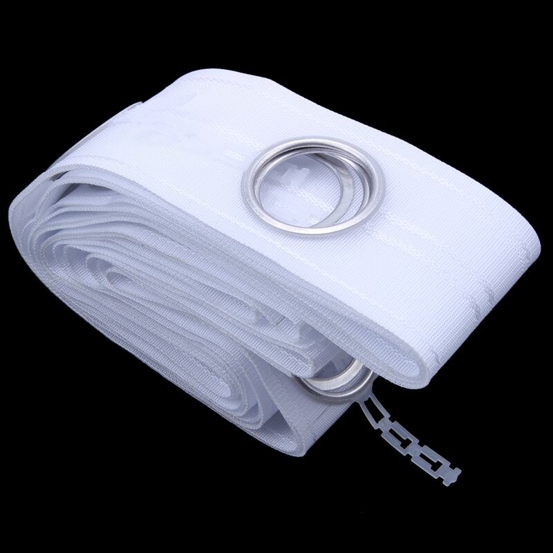 5M oeillet rideau ruban 40 anneaux accessoires couture argent rideaux stores