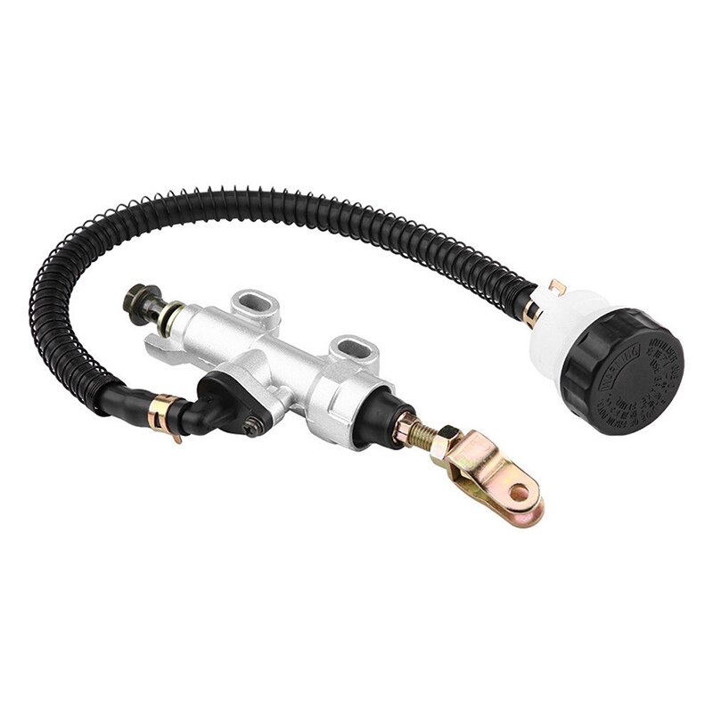 Aluminum Alloy Refit Rear Brake Master Cylinder Pump Motorcycle Rear Foot Hydraulic Brake Pump