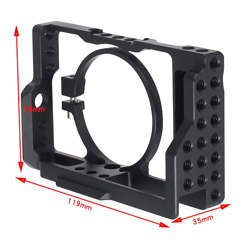 Ramka robić kamery DSLR z otworem ustalającym Arri 4/1 8/3 gwint otwór robić SONY RX100 VI RX100-M6