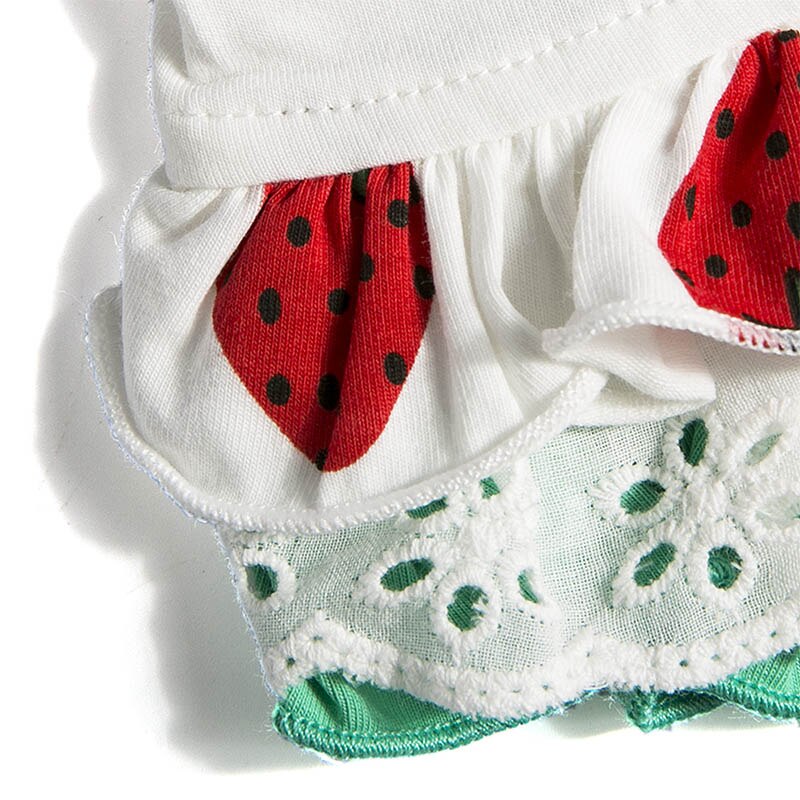 Pet Dog Clothes Spring Pet Shirt Clothing For Small Medium Dogs Costume Strawberry Puppy Pet Clothes Couple Dog Costume Dress