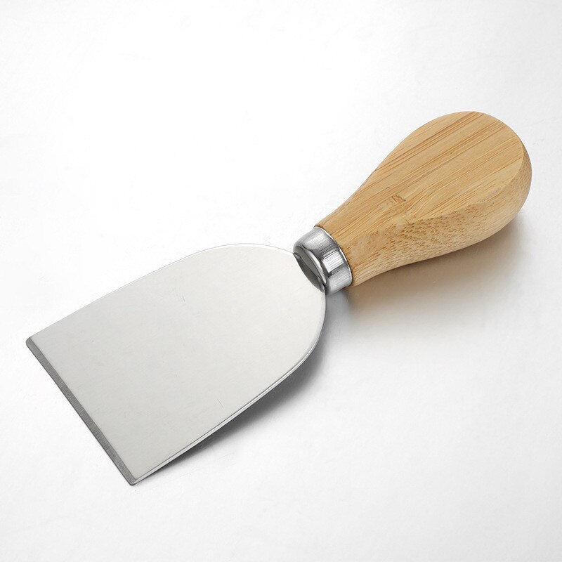 1/4pcs one set Stainless Steel Cheese Knives Set TOak Handle Cheese Cutter Cheese Board Butter Spatula Kitchen Cheese Tools: 1Pc Shovel