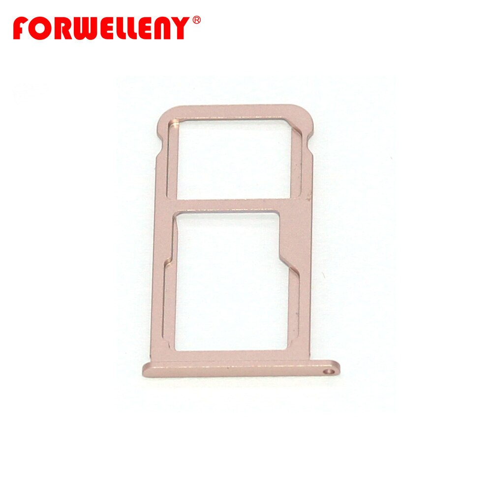 Til huawei  p10 micro sim-kortholder slot bakke udskiftningsadaptere sort sølv guld blå grøn vtr -l09,  vtr -l19,  vtr -l29: Guld