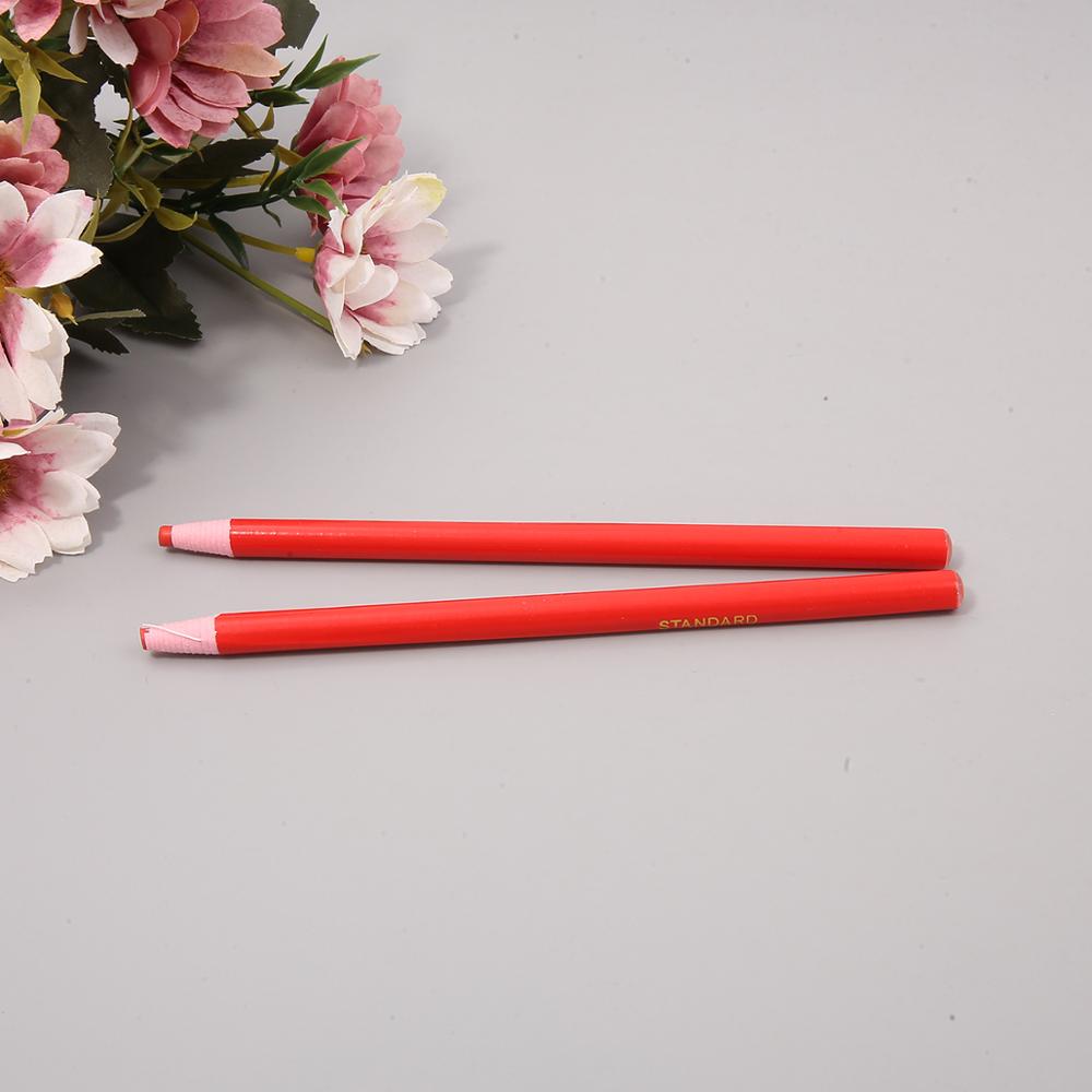 5Pcs Cut-free Sewing Tailor's Chalk Pencils Fabric Marker Sewing Chalk Garment Pencil for Tailor Sewing Accessories: Red