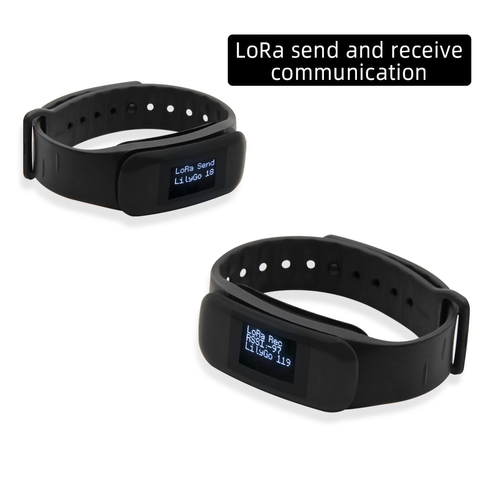 LILYGO®TTGO T-Impulse Wristband LORA 868MHZ and GPS OLED STM32 Programmable