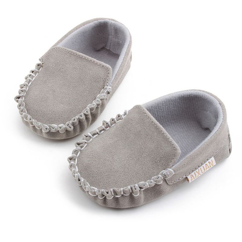 Winter Lovely Infant Moccasins Princess Baby First Walk Shoes Baby Matte Pu Peas Casual Leather Shoes
