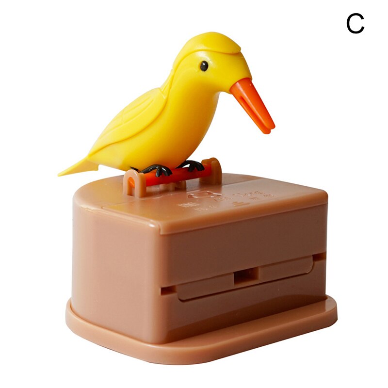 Cute Bird Shape Toothpick Holder Container Automatic Toothpick Dispenser Toothpick Storage Box Table Toothpick Case Home Decor