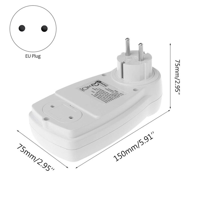 Medidor de energía inteligente, medidor de potencia, potencia KWh, medición de toma, analizador eléctrico, Monitor de potencia