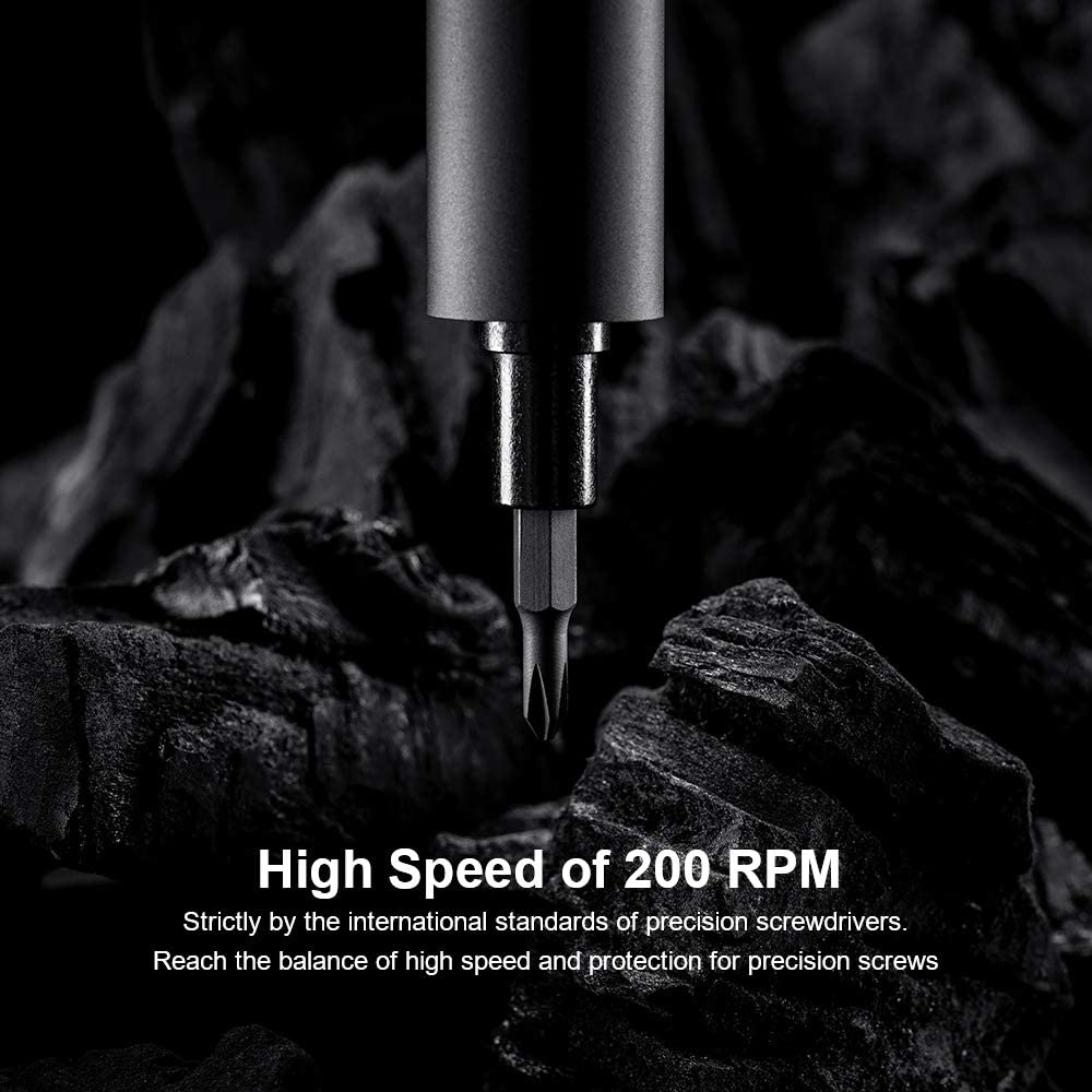 Wowstick MINI SD 23 in 1 Electric Screwdriver Auto and Manual Dual Power Led Lights Rechargeable Screwdriver Repair Tool Kit