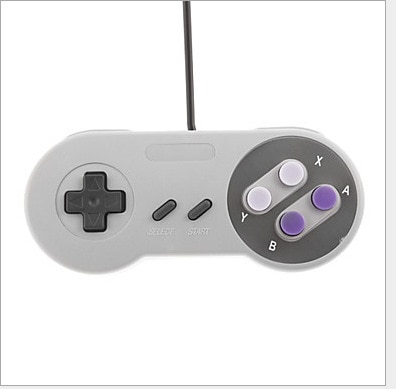 1x Super Game Controller SNES USB Classic Gamepad for PC MAC Games for Win98/ME/2000/2003/XP/Vista/Windows7/8/ Mac os: B