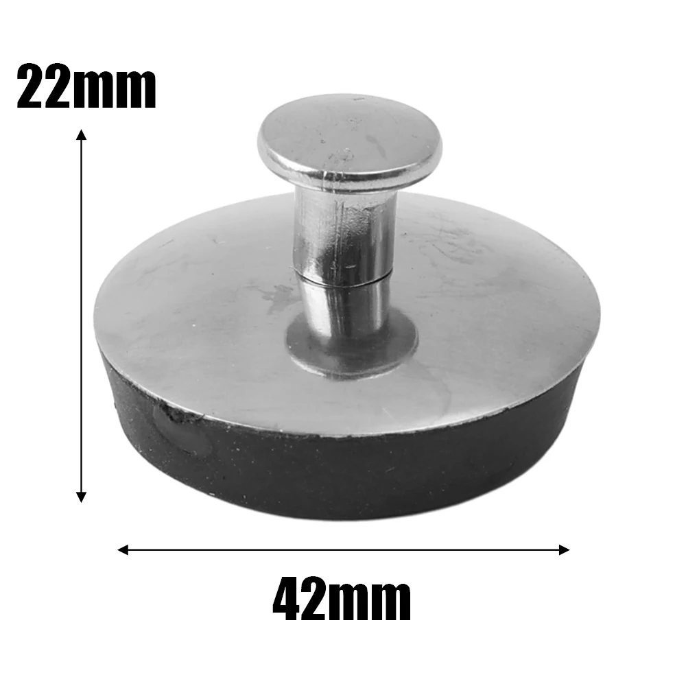 Tapón a prueba de fugas para fregadero, cubierta de tapón de fregadero de acero inoxidable, tapas universales para bañera y lavabo, accesorios de baño, 3/1 Uds.: Naranja / L