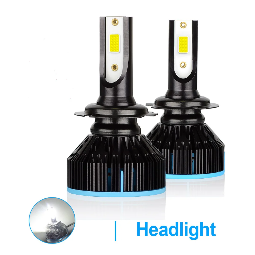 NAO H7 H4 LED Headlight H11 HB4 HB3 H1 H8 H9 9006 9005 W5W 5W5 Car Fog Bulb 6000K White Mini Size 30W 12V Auto Accessories Lamp: WHITE / 9006/HB4