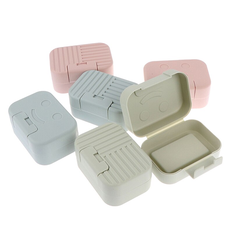 1pcs Outdoor Travel Soap Box Home Bathroom Accessories 2styles Waterproof Portable Soap Dish Bathroom Soap Holder