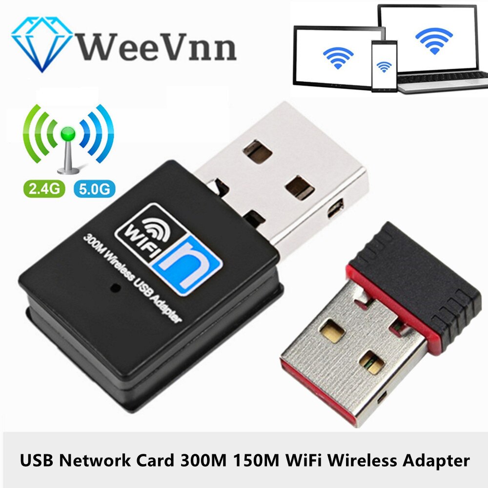 Mini Usb Netwerkkaart 300M 150M Wifi Wireless Adapter 802.11n Wifi Usb Adapter Met Antenne Geschikt Voor Laptop desktop Computer