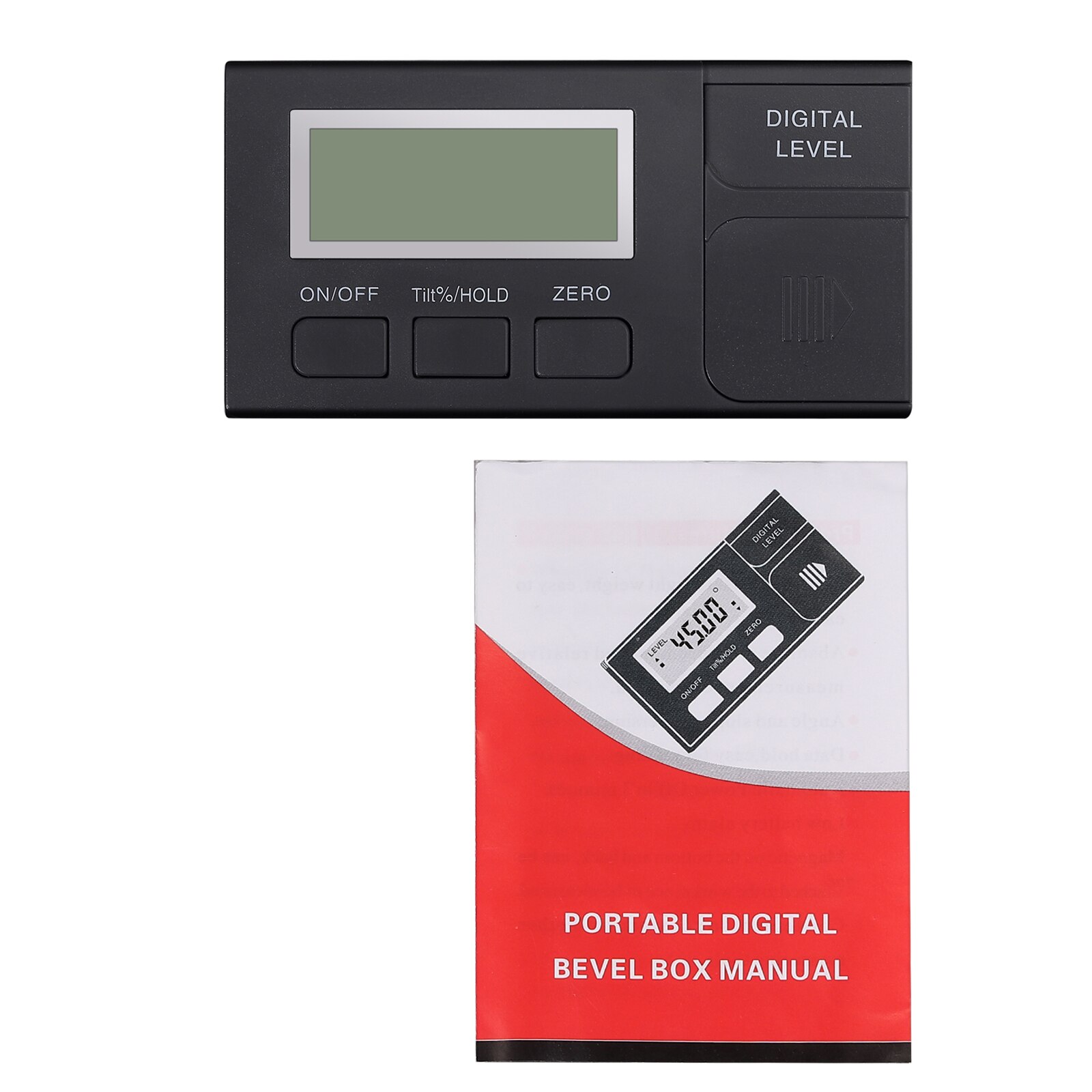 Proster Digital Angle Finder Miter Saw Protractor Digital Level Box Electronic Inclinometer 360° Magnetic Base Measuring Tools