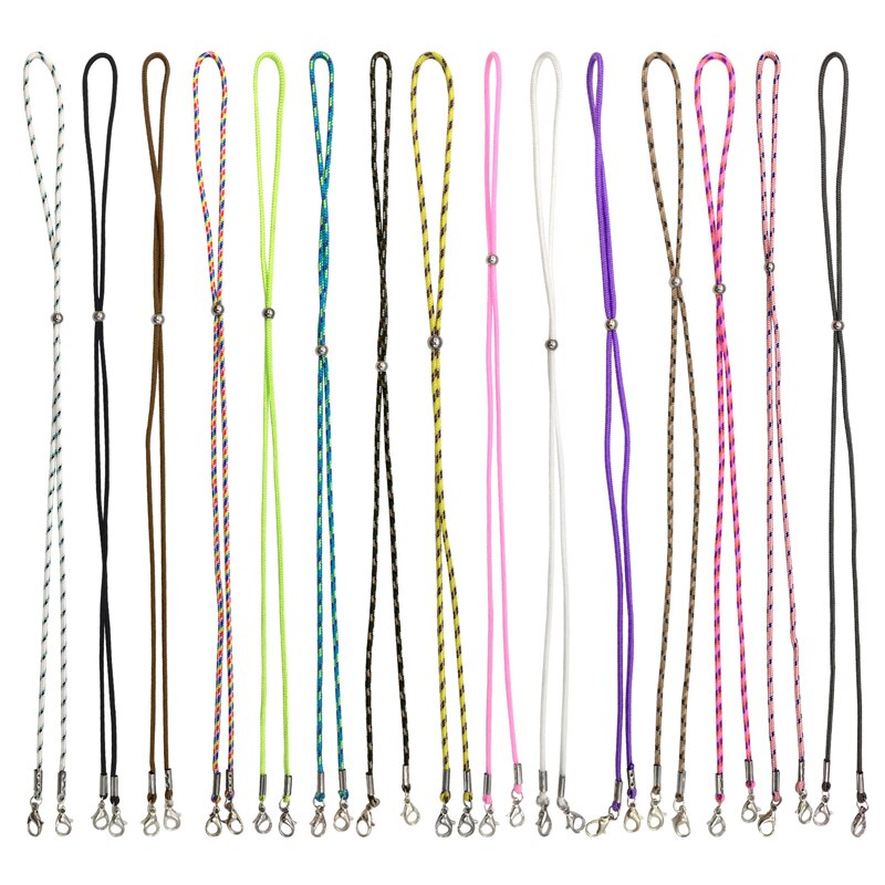 Adjustable Face Mask Lanyard Handy Convenient Safe Facemask Rest&ear Holder Rope Hanging Neck Rope Protection Halter Ropes Cover