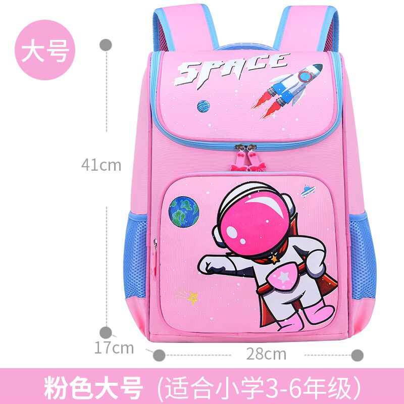 Kinderen Schooltassen Voor Meisjes Jongens Orthopedische Rugzak Kids Rugzakken Schooltas Basisschool Rugzak Kids Book Tassen Mochila: large pink
