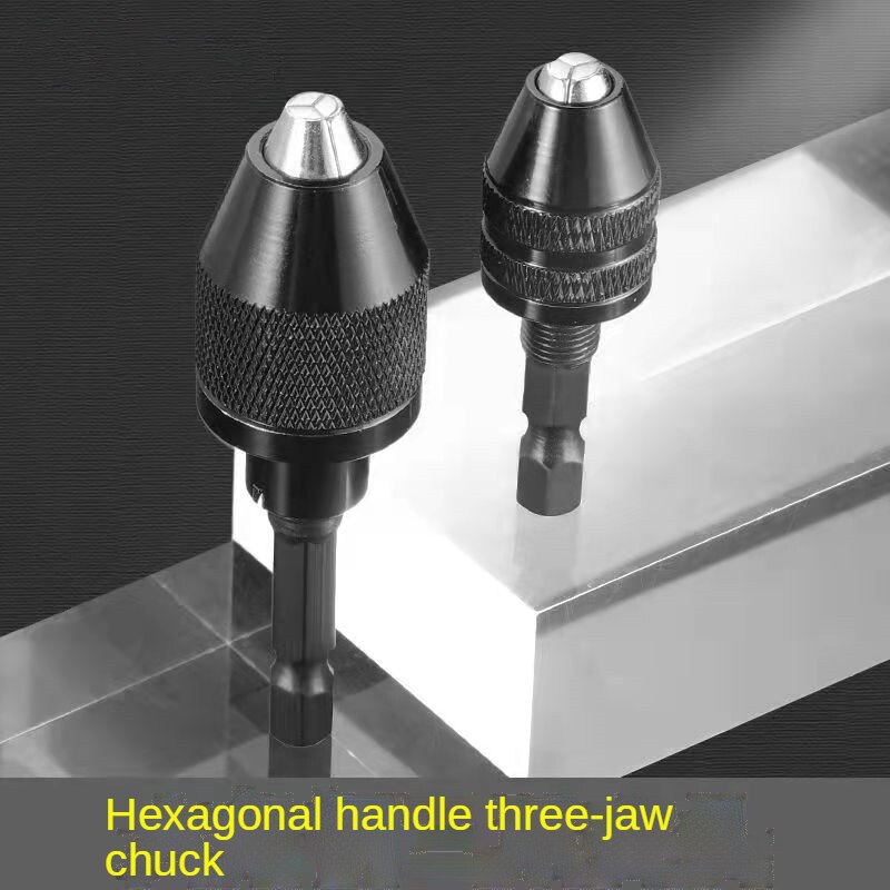 -Selling Fast Three-Claw Chuck Hexagonal Handle Electric Drill Conversion Joint Twist Drill Chuck Electric Grinder Drill Chuc