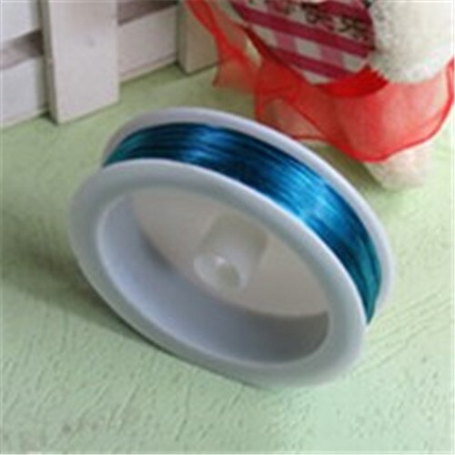 1 rollo de alambre de hierro fino de Color para manualidades, Materiales de encuadernación, modelo de accesorios de amarre, fabricación de flores, alambre de hierro Floral