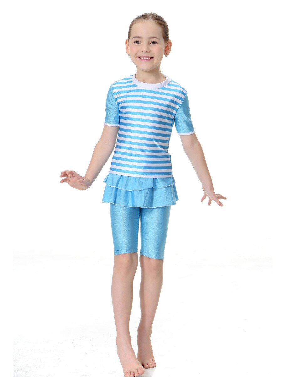 nadamuSun Badpak moslim vrouwen meisjes badpak moslim swimwear meisjes