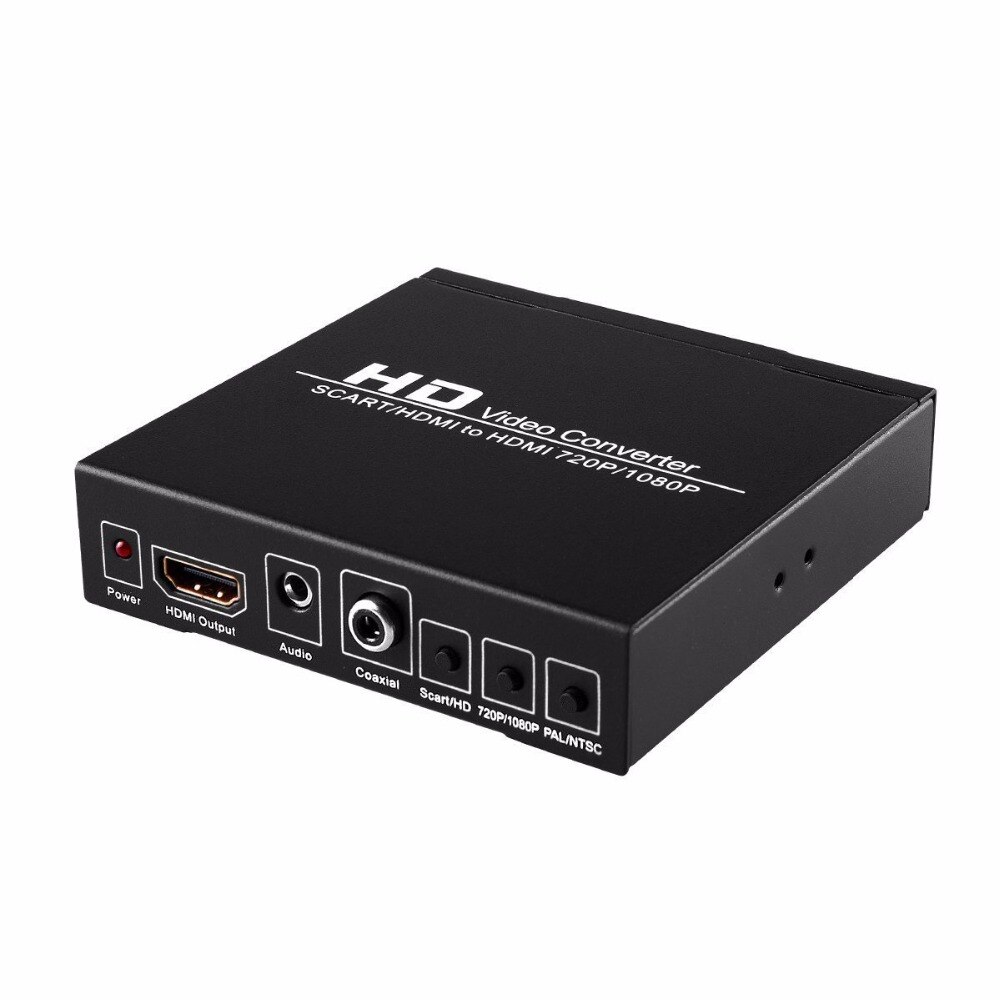 Scart Hdmi Naar Hdmi Converter Full Hd 1080P Digitale High Definition Video Konverter Eu/Us Power Plug Adapter voor Hdtv Hd