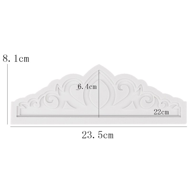 Varios molde de corona Imperial molde de silicona Fondant herramienta de decoración de pasteles Gumpaste Sugarcraft, formas de Chocolate hornear: YX1236