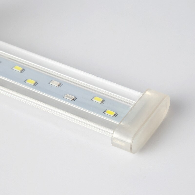 2 Pcs/lot 220-240V Crystal Fish Tank Lamp Aquarium Light LED Stand Heater Warmer Accessories Waterproof