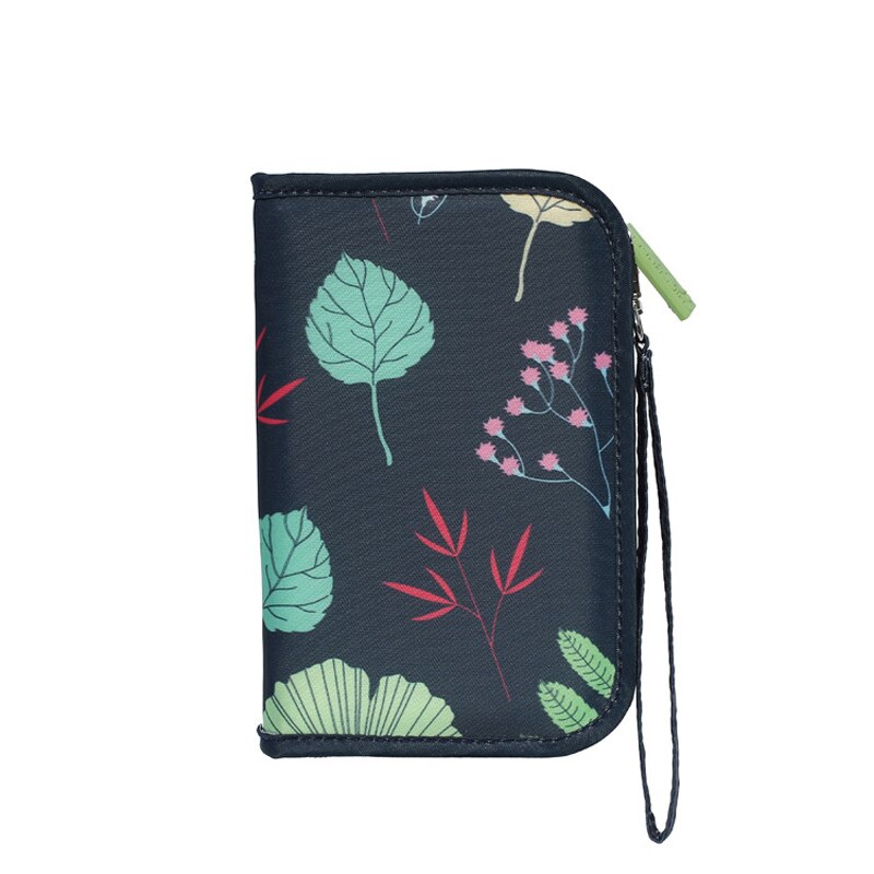 Il Nuovo viaggio organizer multifunzione sacchetto del passaporto di copertura del passaporto del Pacchetto Della Carta titolare della carta di credito del supporto di carta busines H221: colorato flowers