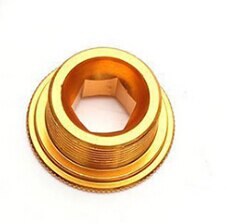 Anodisé vtt vélo de route manivelle bras BB axe vis bras fixation boulon vélo vélo roue à chaîne vis pour Shimano 20mm: Gold