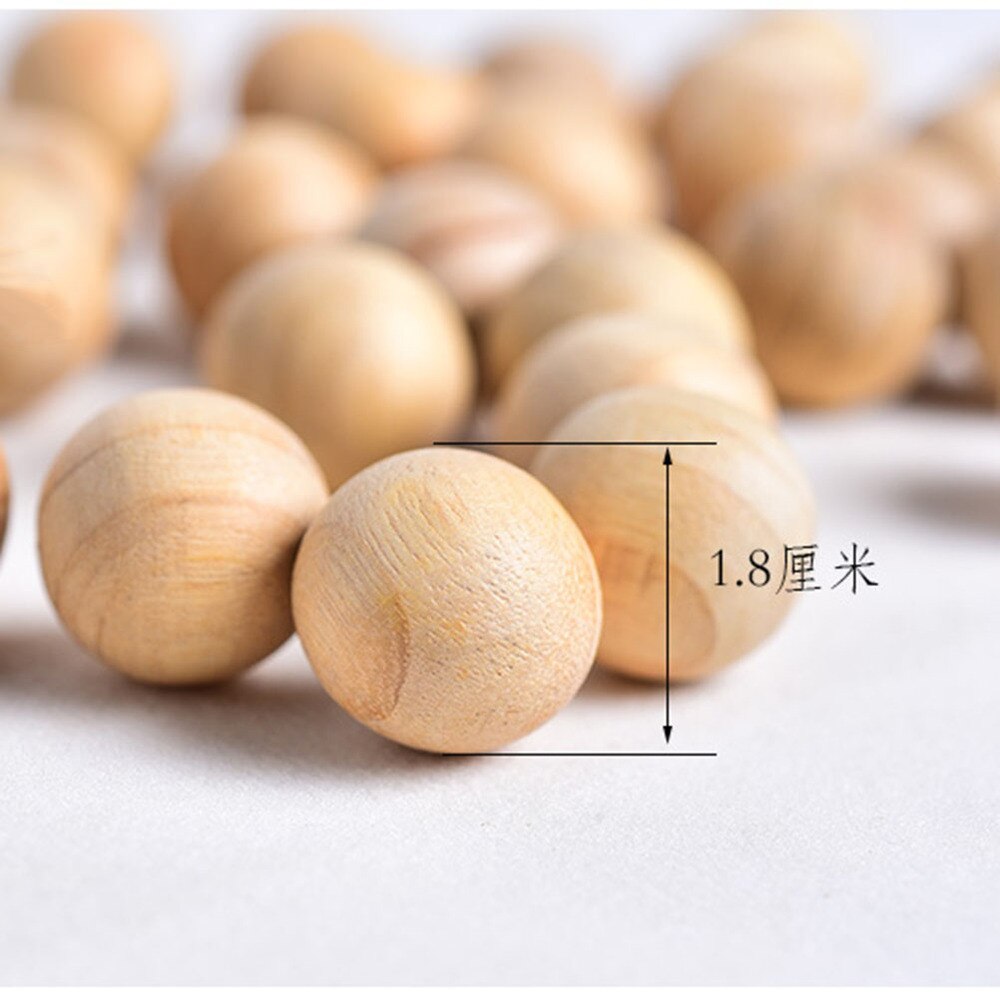 50pcs Natural Cedar Wood Balls Moth Repellent for Drawers Storage Boxes Closets