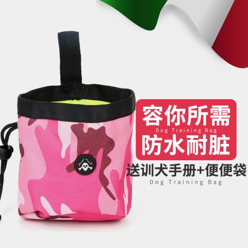 Hondentraining traktatiezakjes snackzakje hond hondje huisdier voerzakje puppy traktatiezakjes zakje training honden training  jj60 gxl: Roze