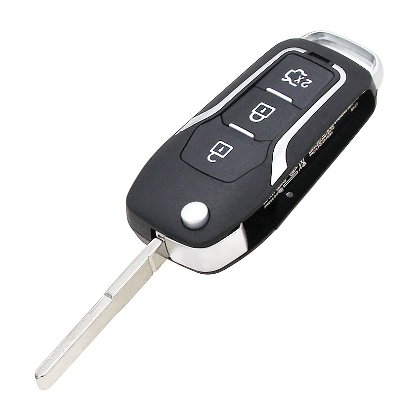 Funda plegable para llave de coche, carcasa modificada con 3 botones, para Ford Focus 2, 3, Mondeo, , Galaxy, Kuga, c-max, s-max: Modified Key