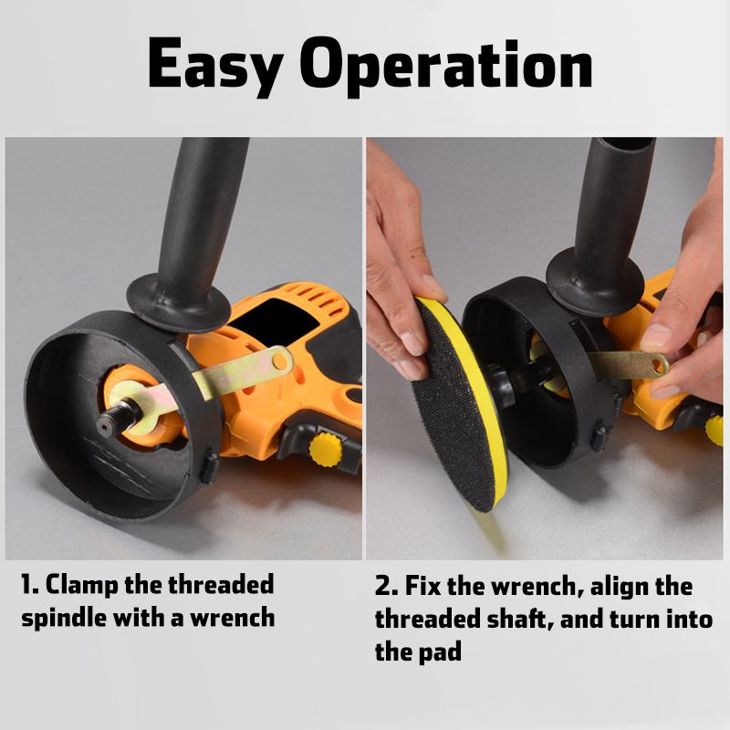6 Gear Speed Electric Car Polishing Machine Polisher Auto Polishing Machine Speed Adjustable Sanding Waxing Tools