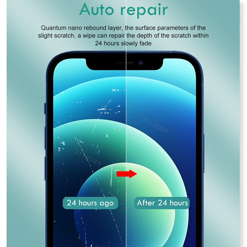 3Pcs Hydrogel Film Screen Protector For iPhone 7 8 Plus 6 6s 12 11 Pro Xs Max Soft Protective Film On iPhone X XR SE 2 Not Glass