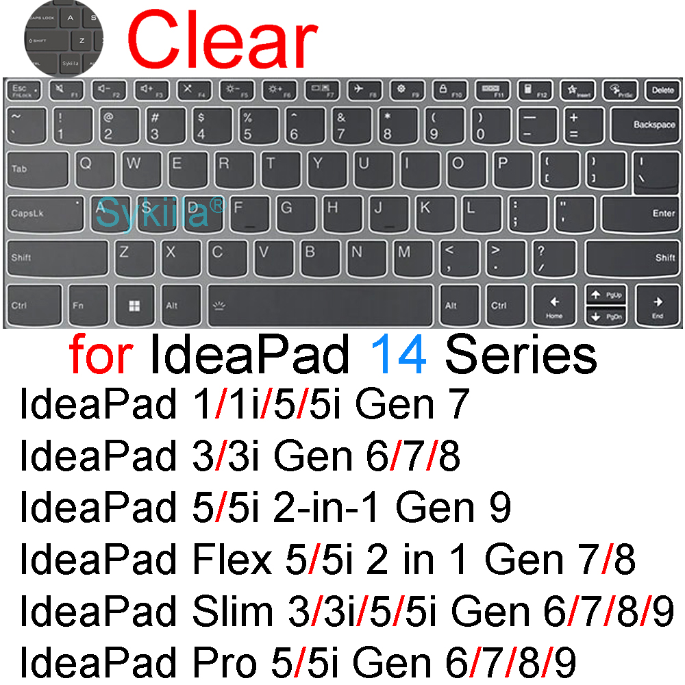 Tastaturabdeckung für Lenovo IdeaPad 3 schlank 3i Profi 5 biegen 5i 1 1i Gen 9 8 7 6 14 15 15,6 16 17 Silikon-Schutzhülle: Beige